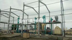 烏茲別克斯坦300噸棉籽預(yù)榨、浸出生產(chǎn)線安裝現(xiàn)場